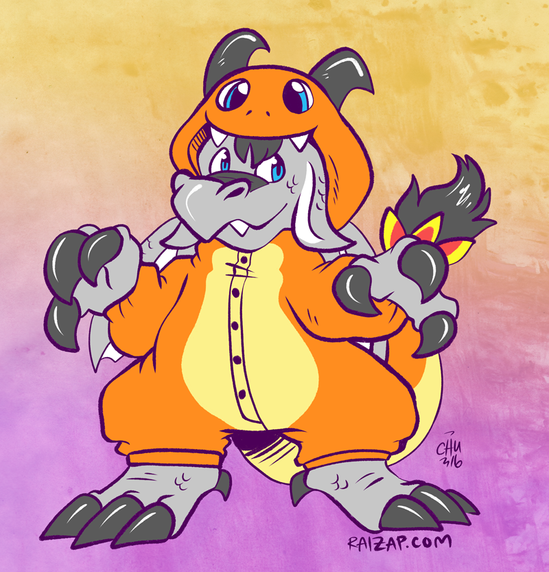 Halloween Cookie Dragon